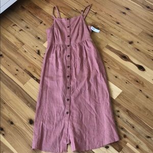 NWT button front dress